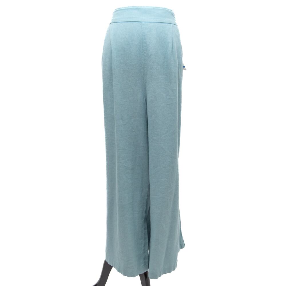 New Anne Klein Aqua Spray Ellie Wide Leg Pull-On Pants Size XL